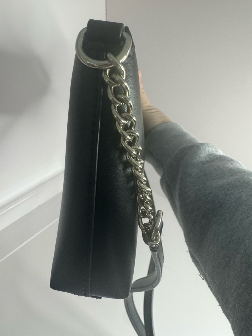 💖 #273 Kate Spade Sawyer Street Declan Black Smooth Leather Crossbody Bag - Picture 5 of 14